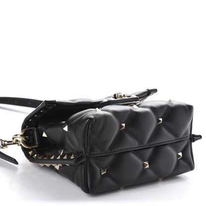 Valentino Garavani Nappa Mini Candystud Top Handle Bag Black 4 of 9