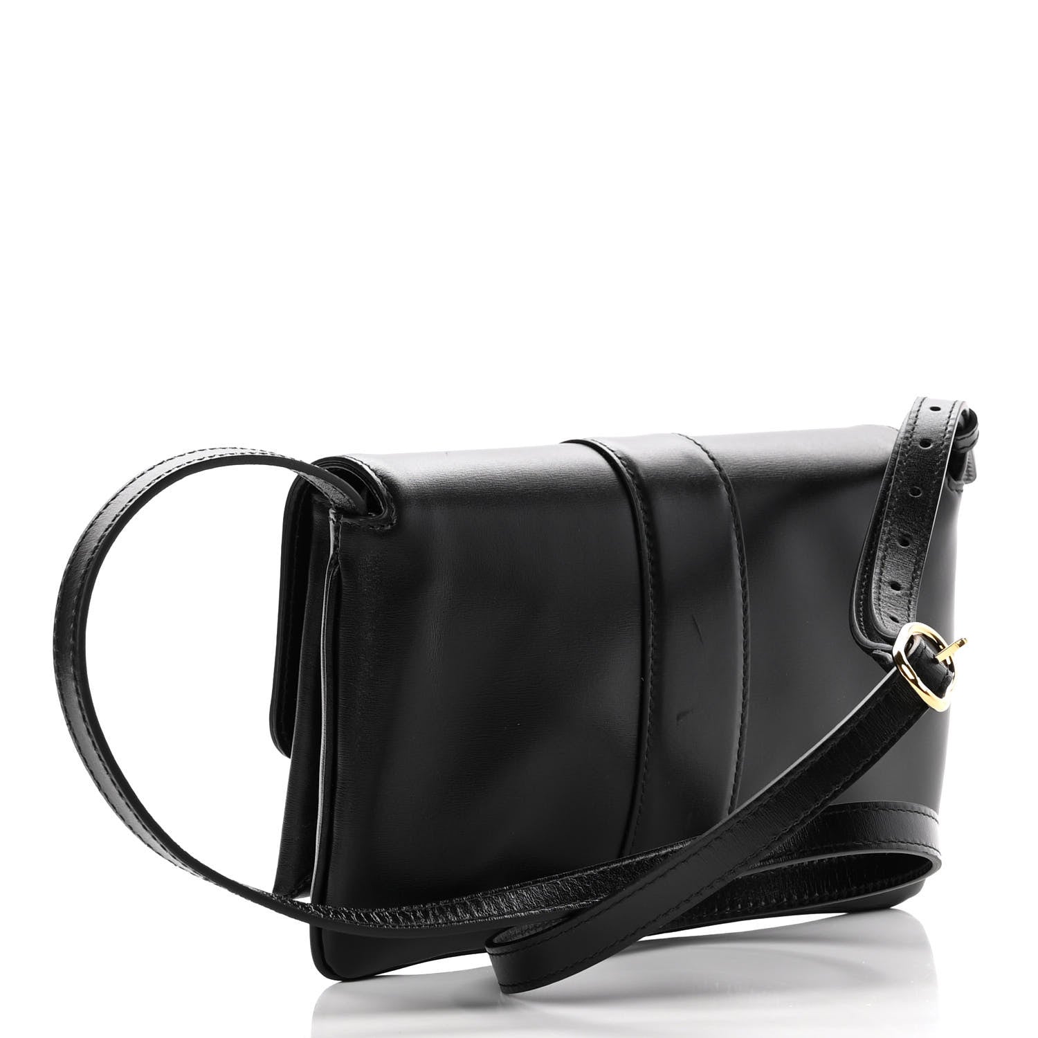 Gucci Vitello Palmellato Lux Small Arli Flap Shoulder Bag Black 3 of 12