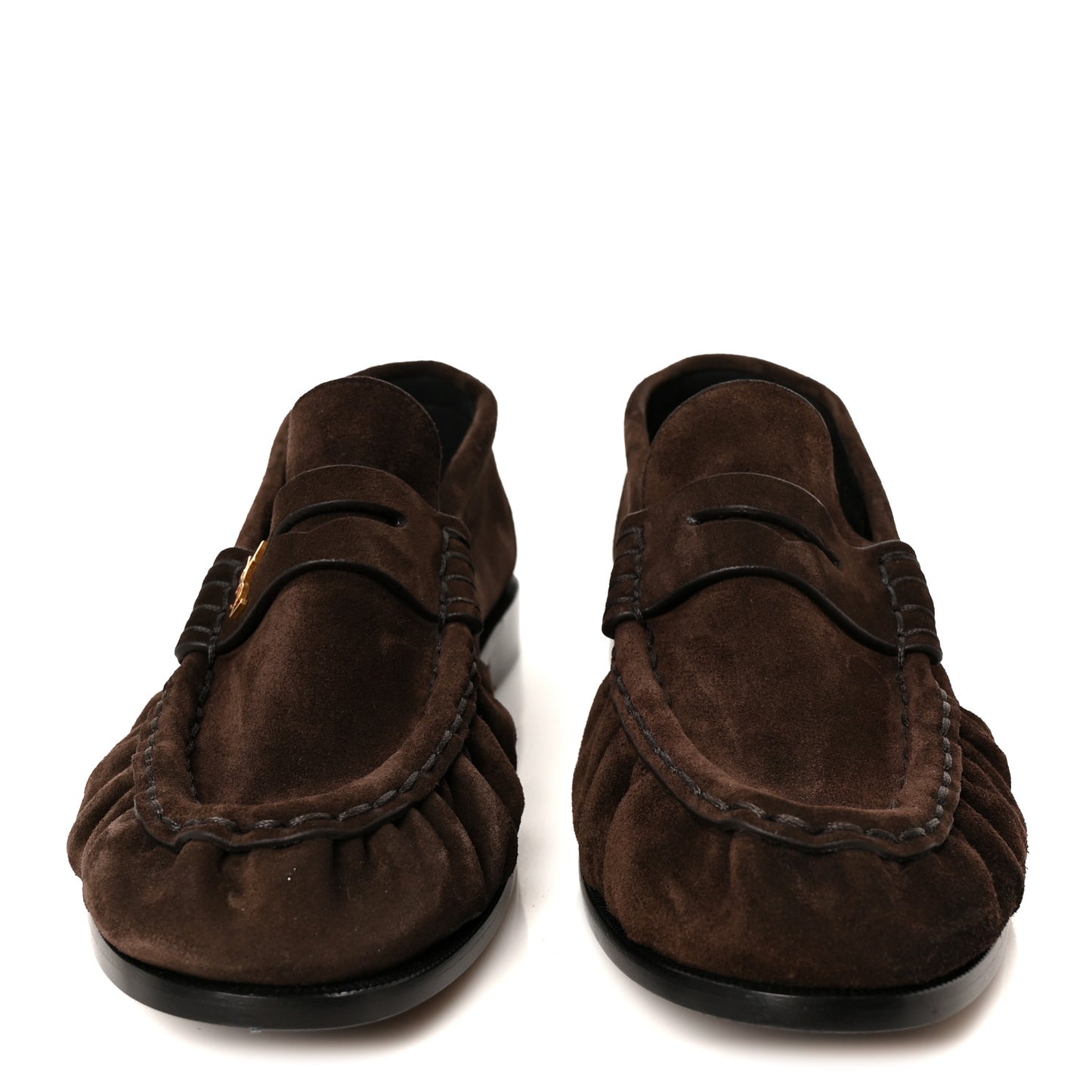 Suede Le Loafer 15 Penny Slippers 40 Dark Chocolate