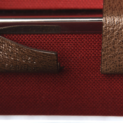 Gucci GG Supreme Monogram Globe-Trotter Beauty Case Brown 6 of 10