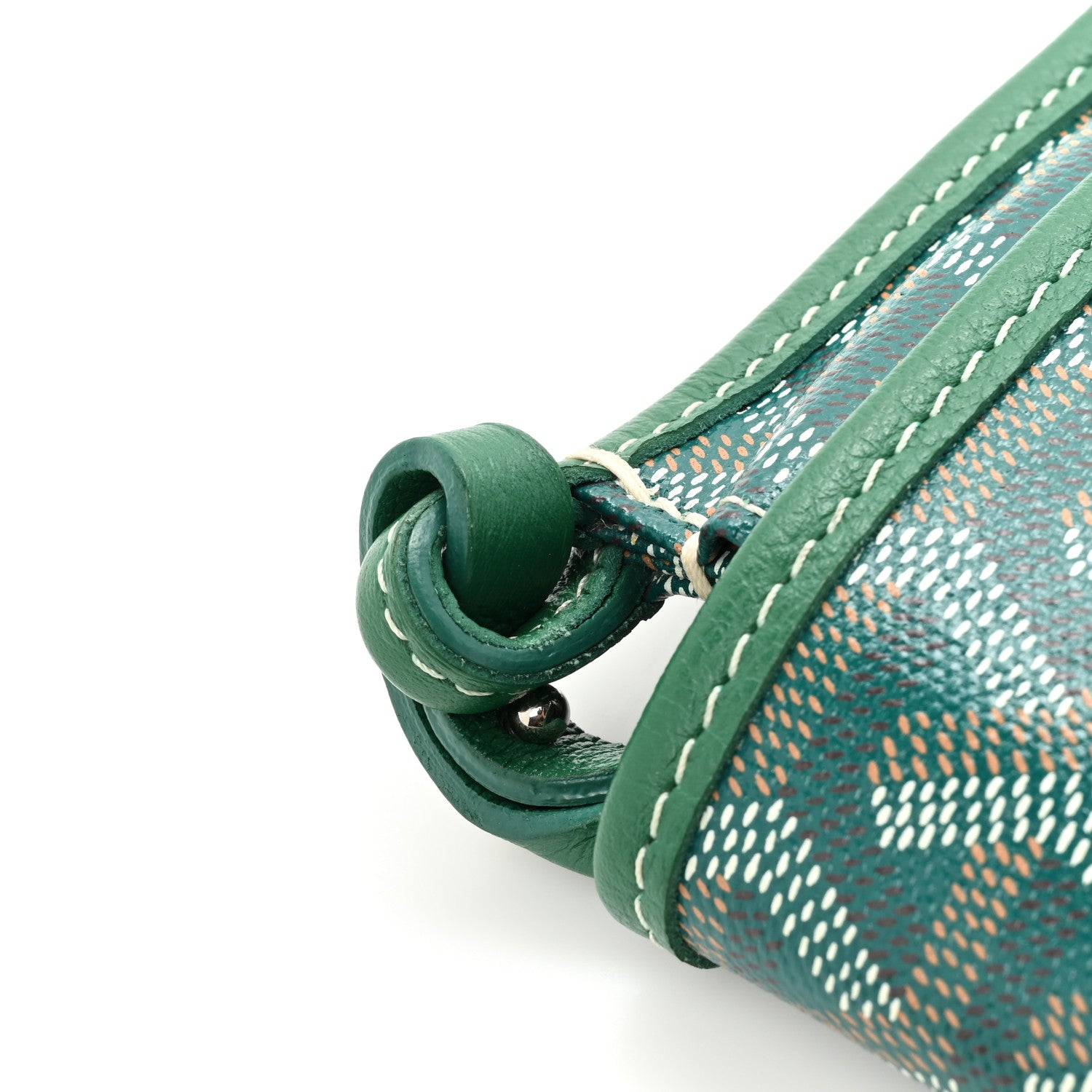 Goyard Goyardine Plumet Wallet Clutch Green 13 of 14