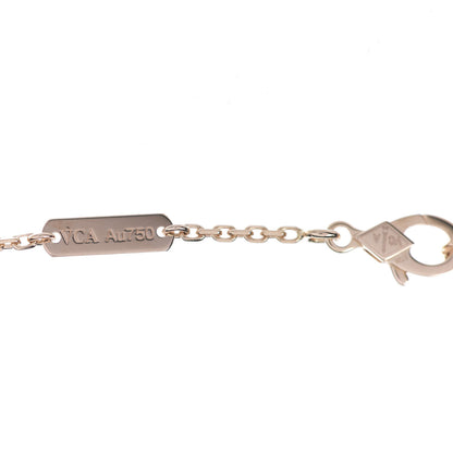 Van Cleef & Arpels 18K Rose Gold Vintage Alhambra Pendant Necklace 6 of 7