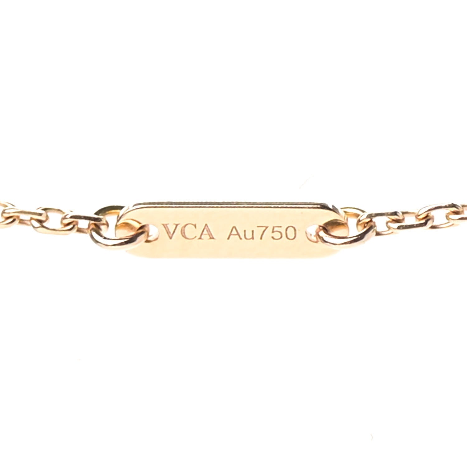 Van Cleef & Arpels 18K Rose Gold Carnelian Sweet Alhambra Heart Pendant Necklace 5 of 7