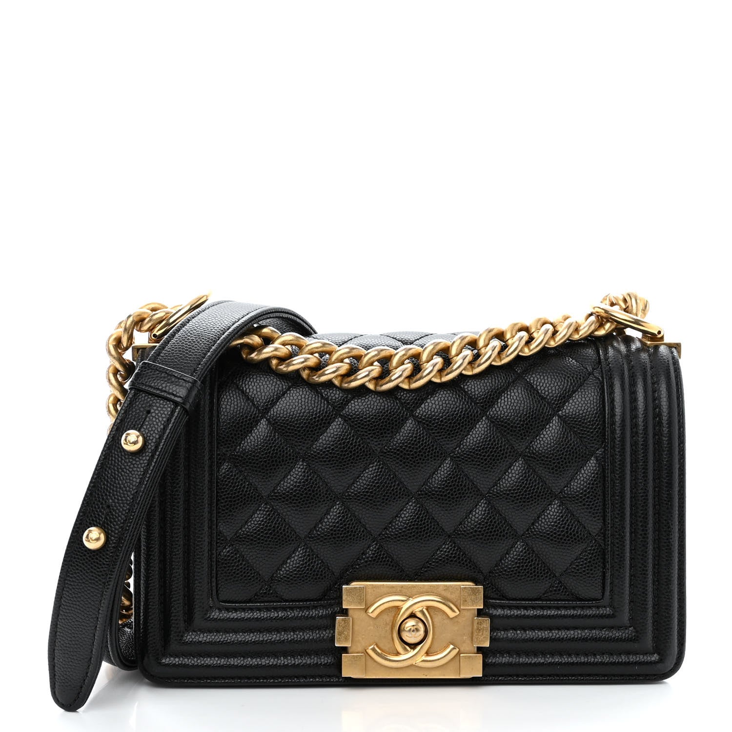 Chanel Caviar Quilted Small Boy Flap Black 1 of 11