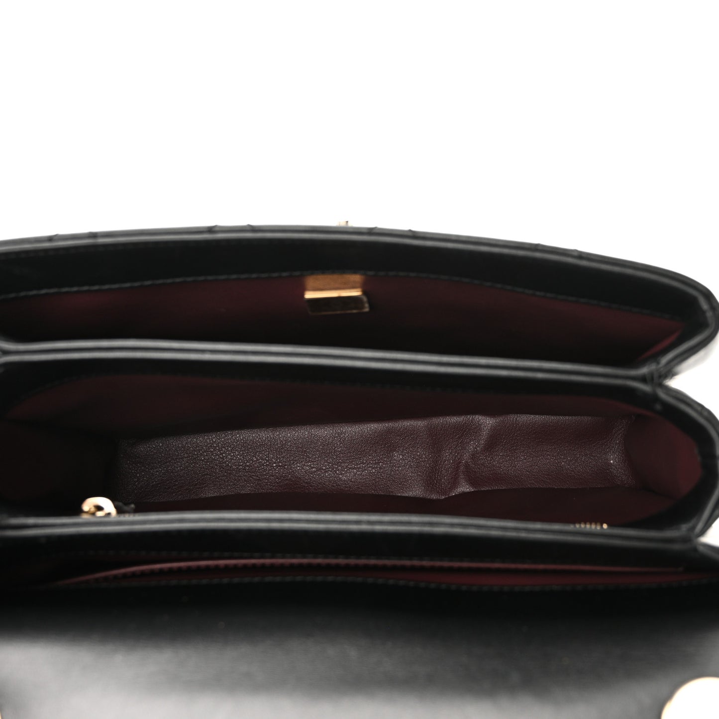 Lambskin Quilted Small Trendy CC Dual Handle Flap Bag Black