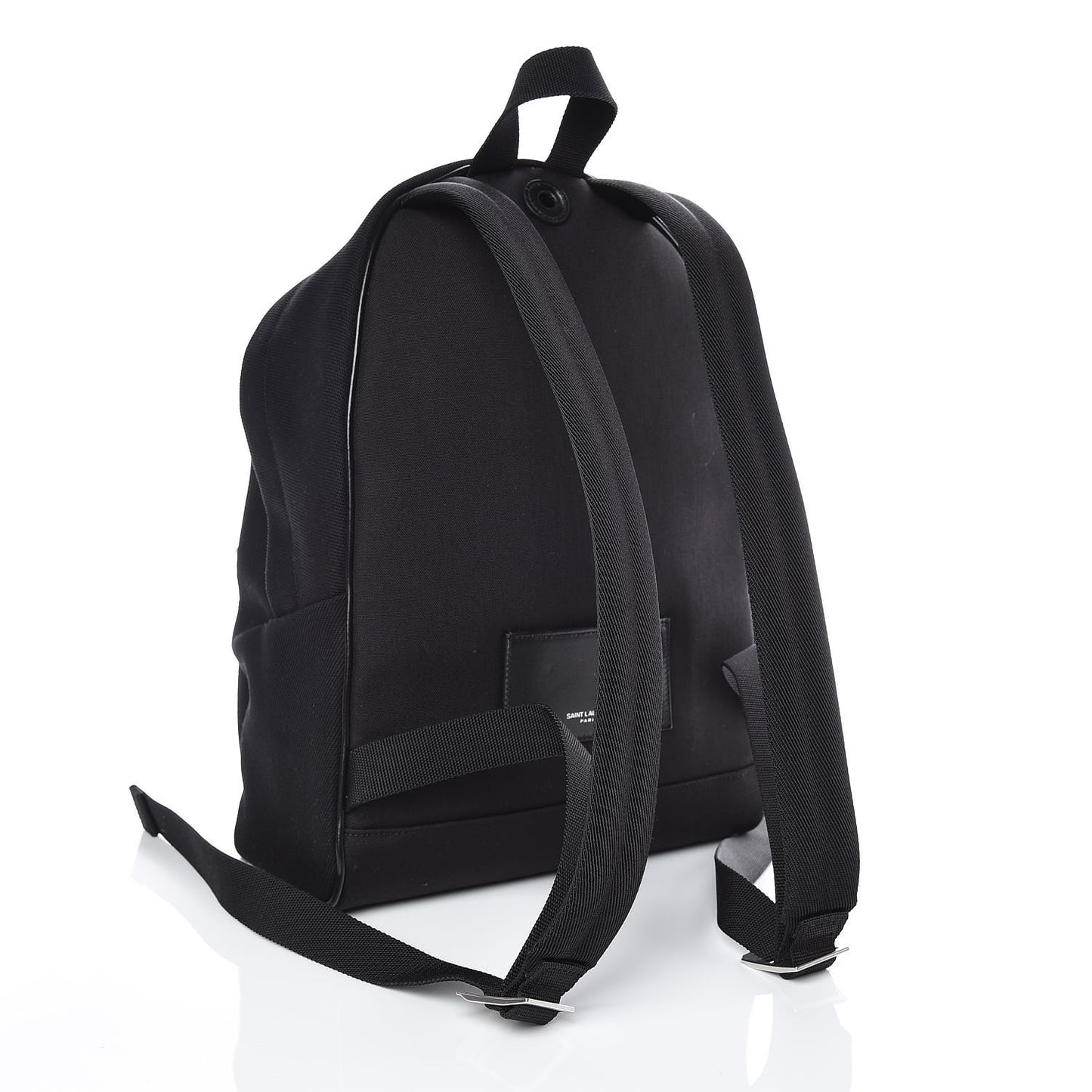 Canvas Signature Heaven Embroidered Mini City Backpack Black