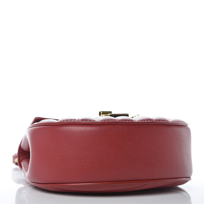 Chloe Calfskin Quilted Mini Drew Bijou Shoulder Bag Dahlia Red 4 of 8