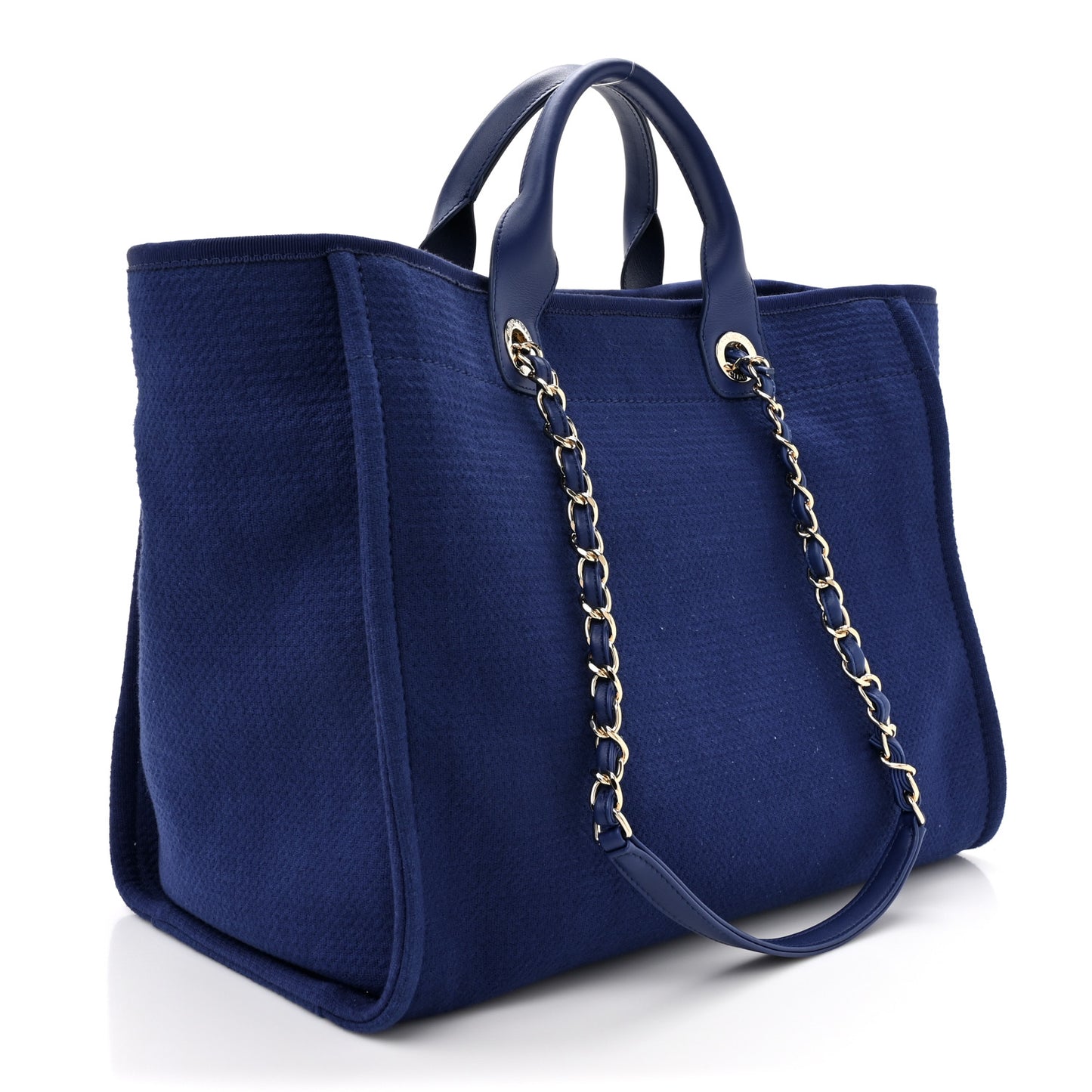 Mixed Fibers Medium Deauville Tote Blue