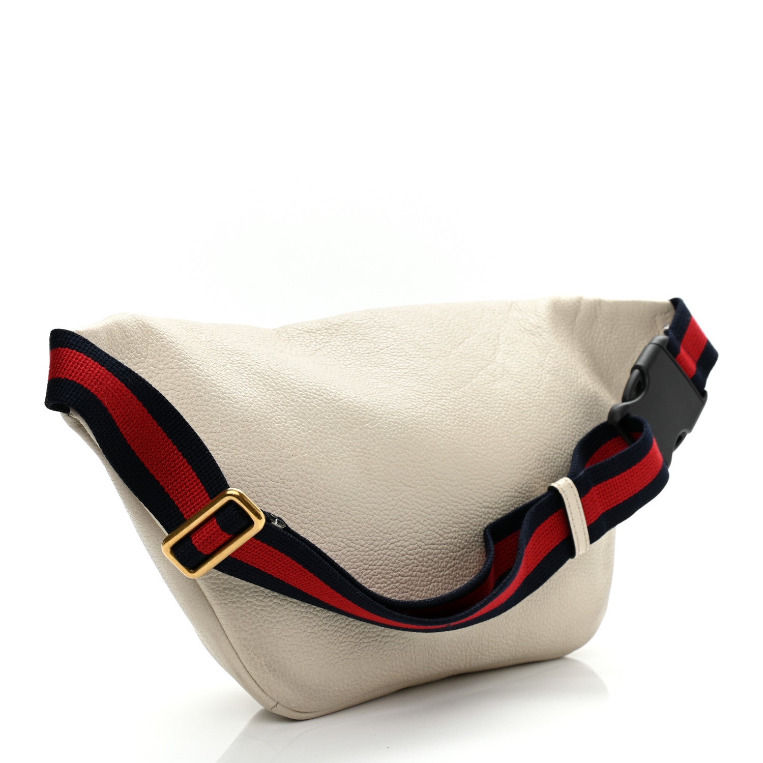 Gucci Grained Calfskin Small Logo Belt Bag White 3 of 12
