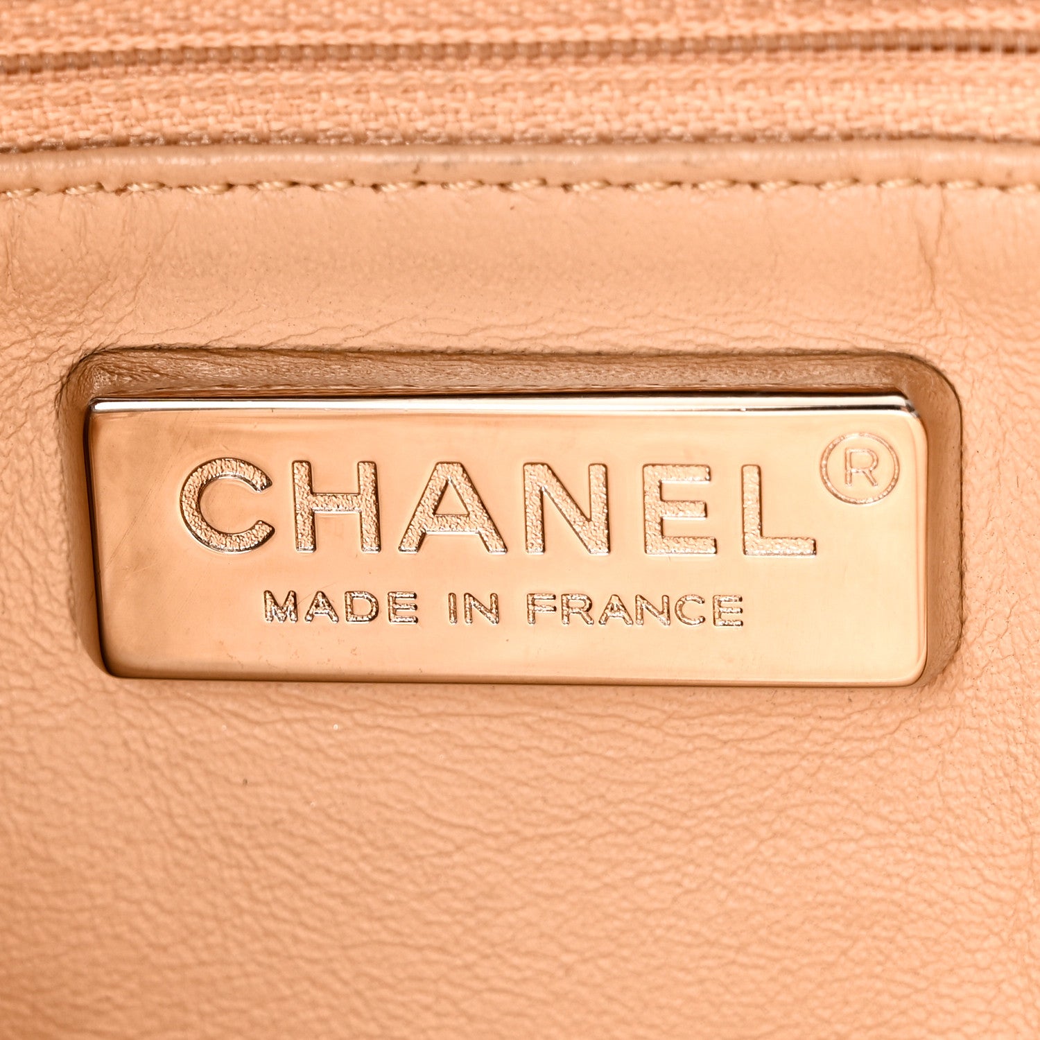 Chanel Metallic Deerskin Luxe Ligne Flap  Silver 6 of 10