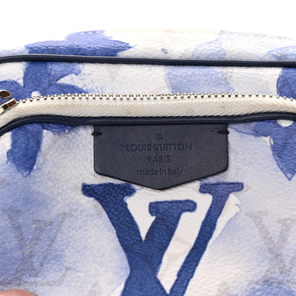 Louis Vuitton Monogram Watercolor Outdoor Pouch Blue 6 of 9
