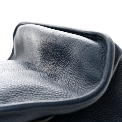 Prada Vitello Daino Hobo Messenger Bag Baltico 10 of 12