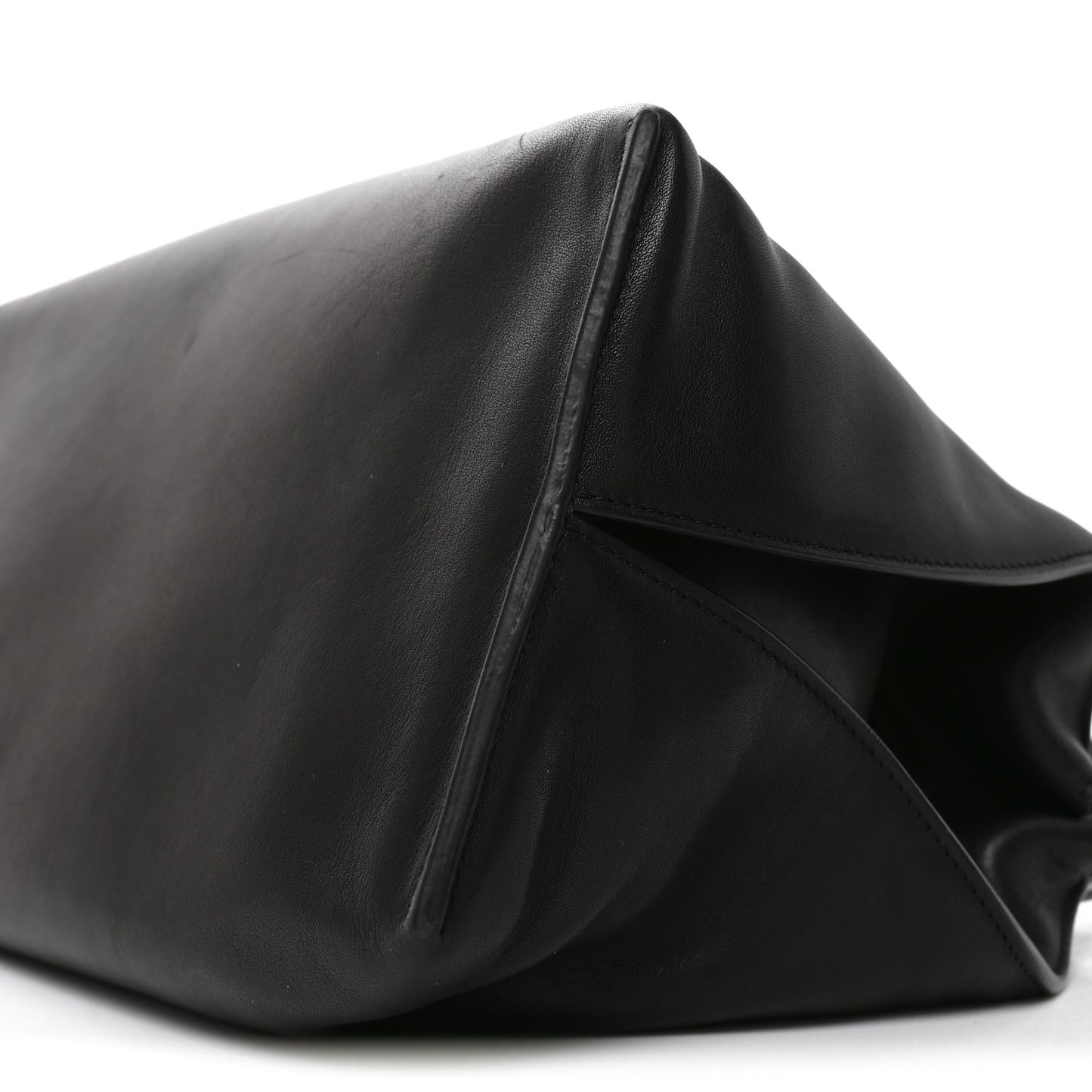 Saddle Calfskin Sienna Shoulder Bag Black