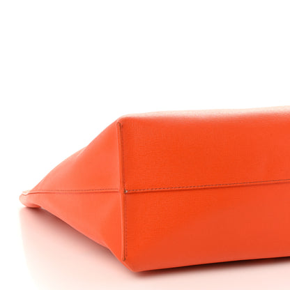 Versace Saffiano Palazzo Medusa Tote Orange 8 of 12