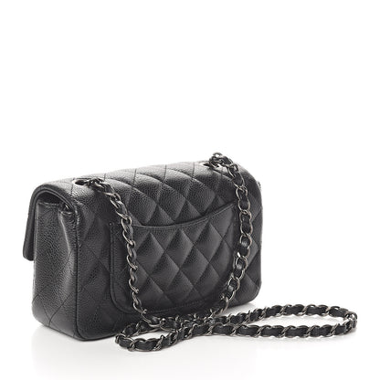 Chanel Caviar Quilted Mini Rectangular Flap Black 2 of 8