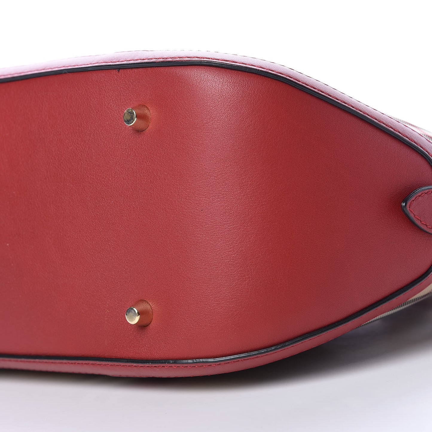 Horseferry Check Small Orchard Bowling Bag Honey Parade Red