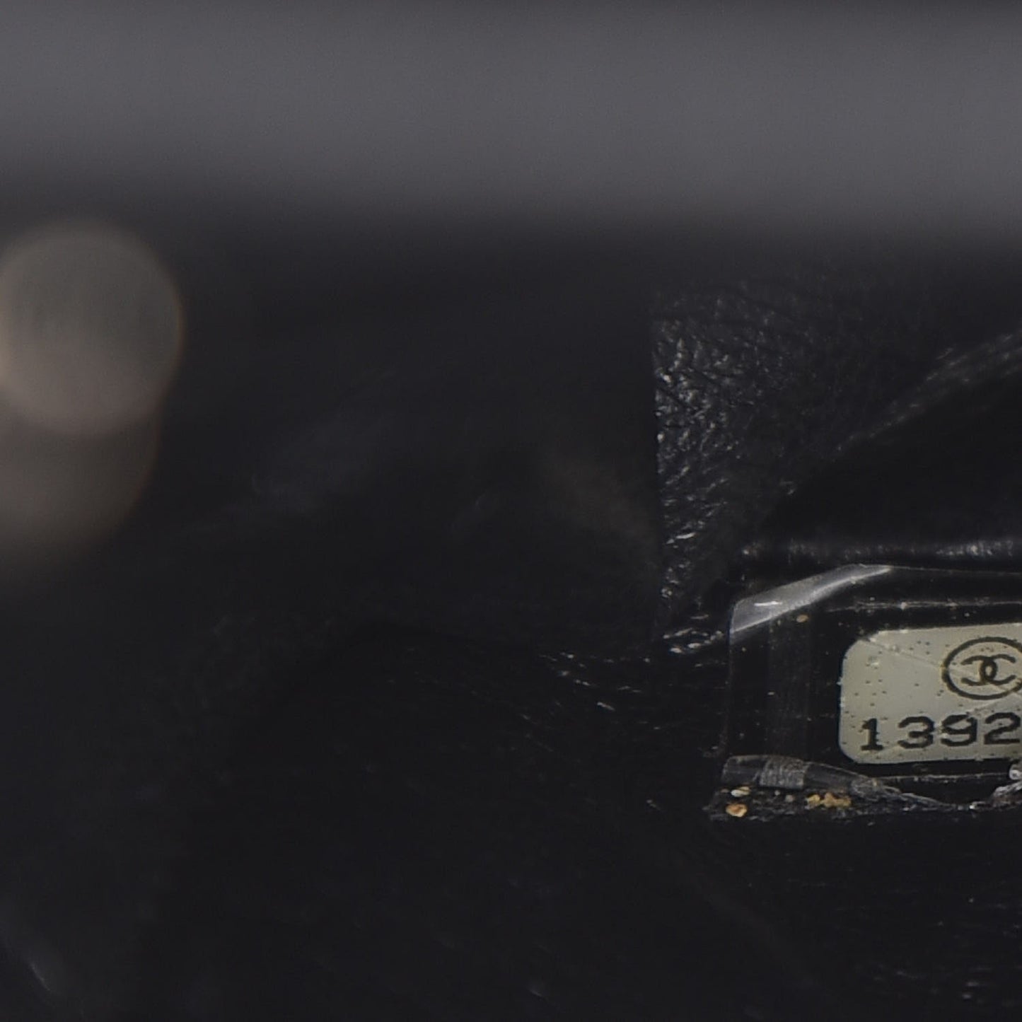 Patent Quilted Jumbo Single Flap Black