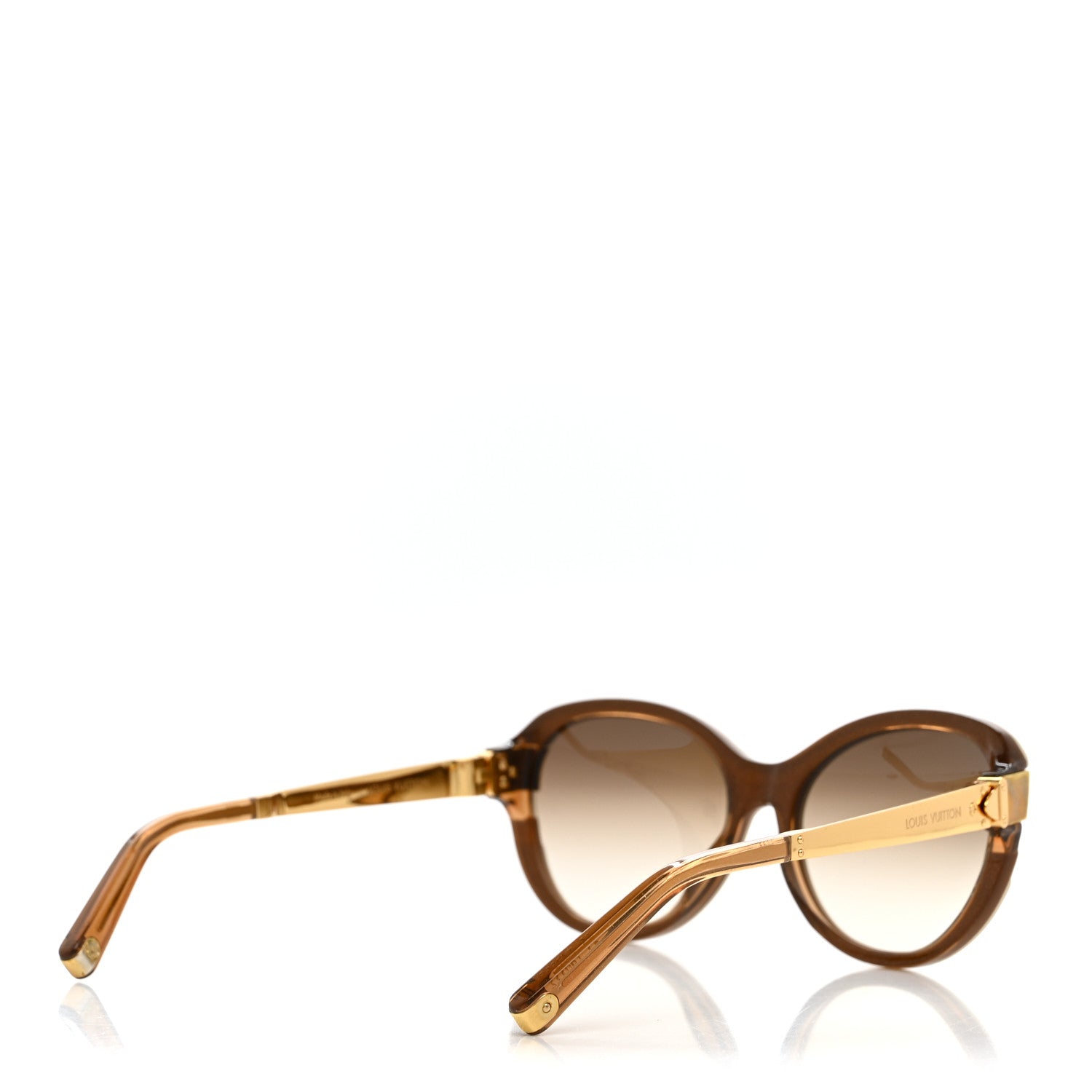 Louis Vuitton Petit Soupcon Cat Eye Sunglasses Z0487W Brown 4 of 7