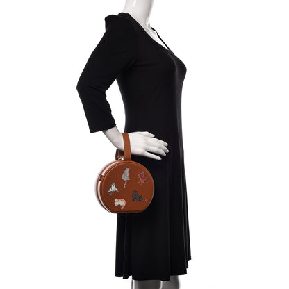 Louis Vuitton Calfskin Catogram Petite Boite Chapeau Tan 2 of 9
