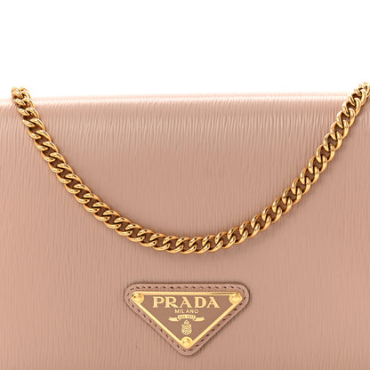 Prada Vitello Move Triangle Logo Miniborse Cipria 7 of 10