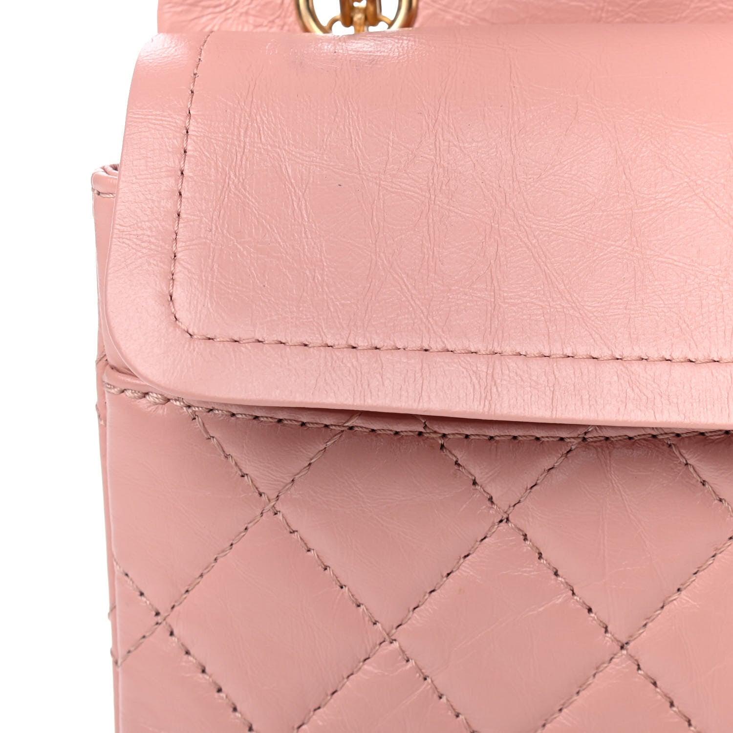 Chanel Aged Calfskin Quilted 2.55 Reissue 226 Flap Pink 10 of 13