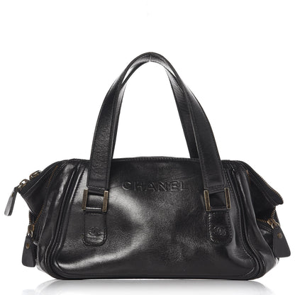 Chanel Lambskin Bowler Black 1 of 7