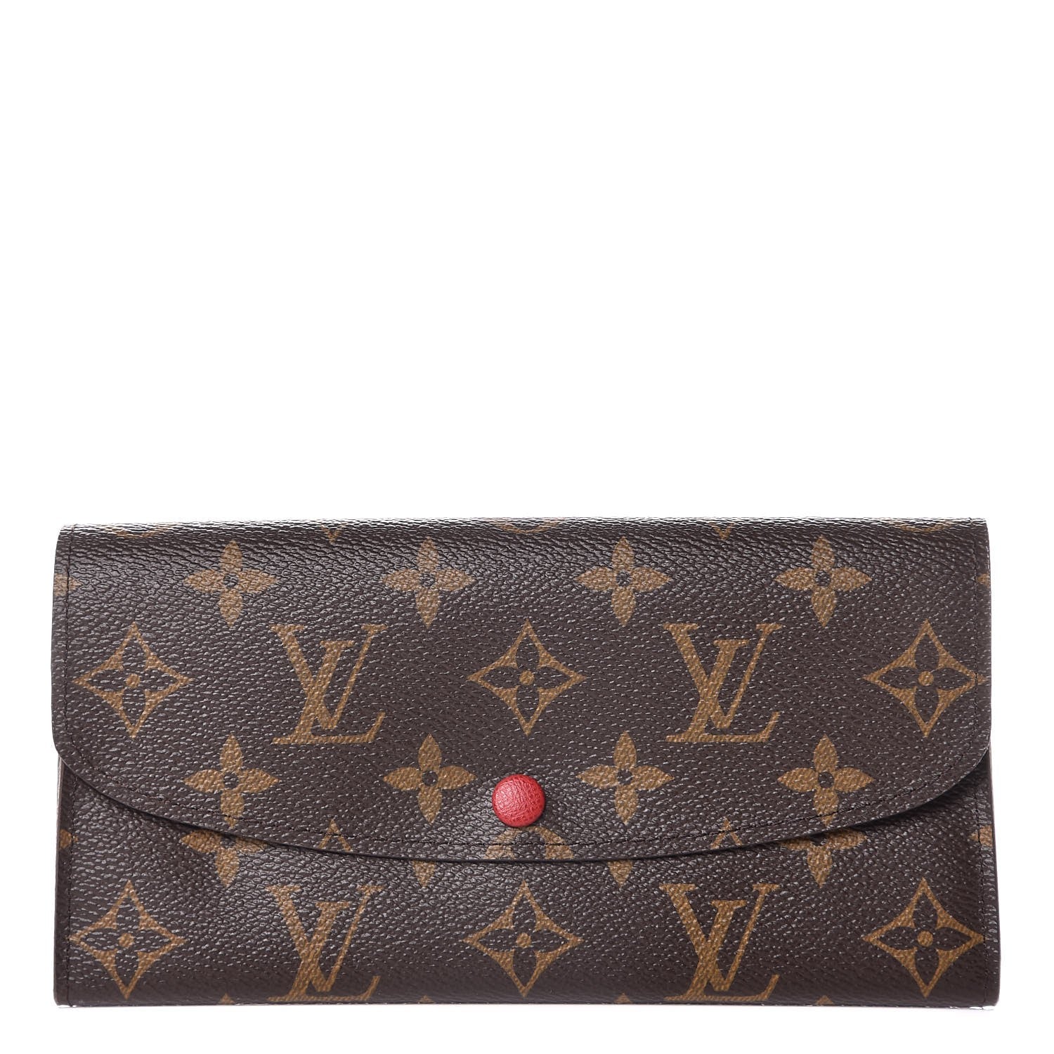 Louis Vuitton Monogram Emilie Wallet Red 1 of 6