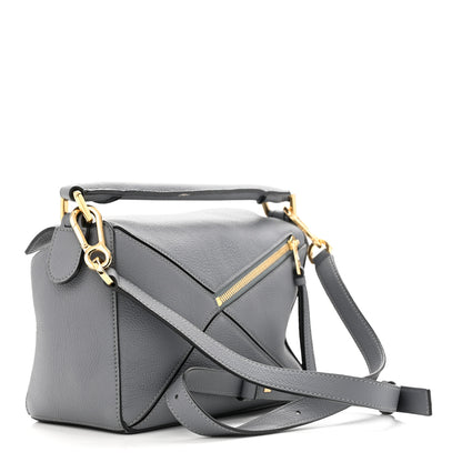 Loewe Calfskin Medium Puzzle Bag Grey 3 of 9