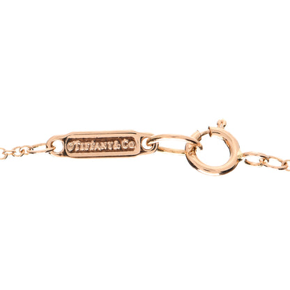 Tiffany 18K Rose Gold Atlas Open Pendant Necklace 4 of 5