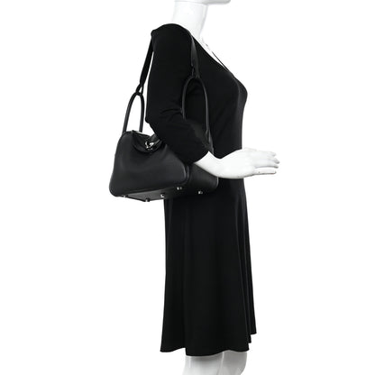 Hermes Taurillon Clemence Lindy 26 Black 2 of 12