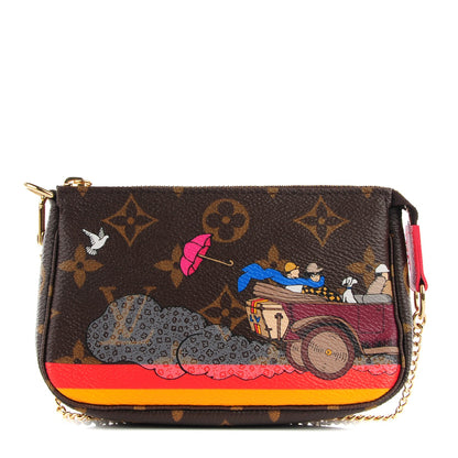 Louis Vuitton Monogram 2015 Christmas Animation Mini Pochette Accessories 1 of 8
