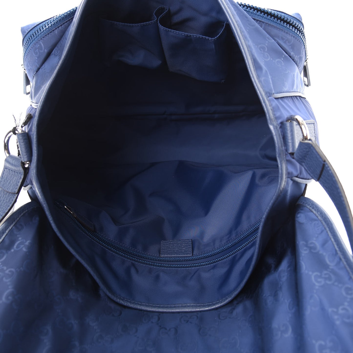 Nylon Monogram Double Buckle Flap Messenger Bag Tide