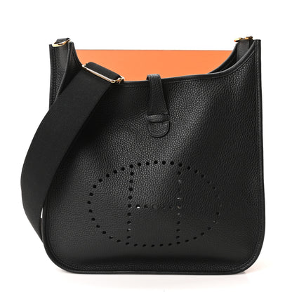 Hermes Taurillon Clemence Evelyne III Black 11 of 11