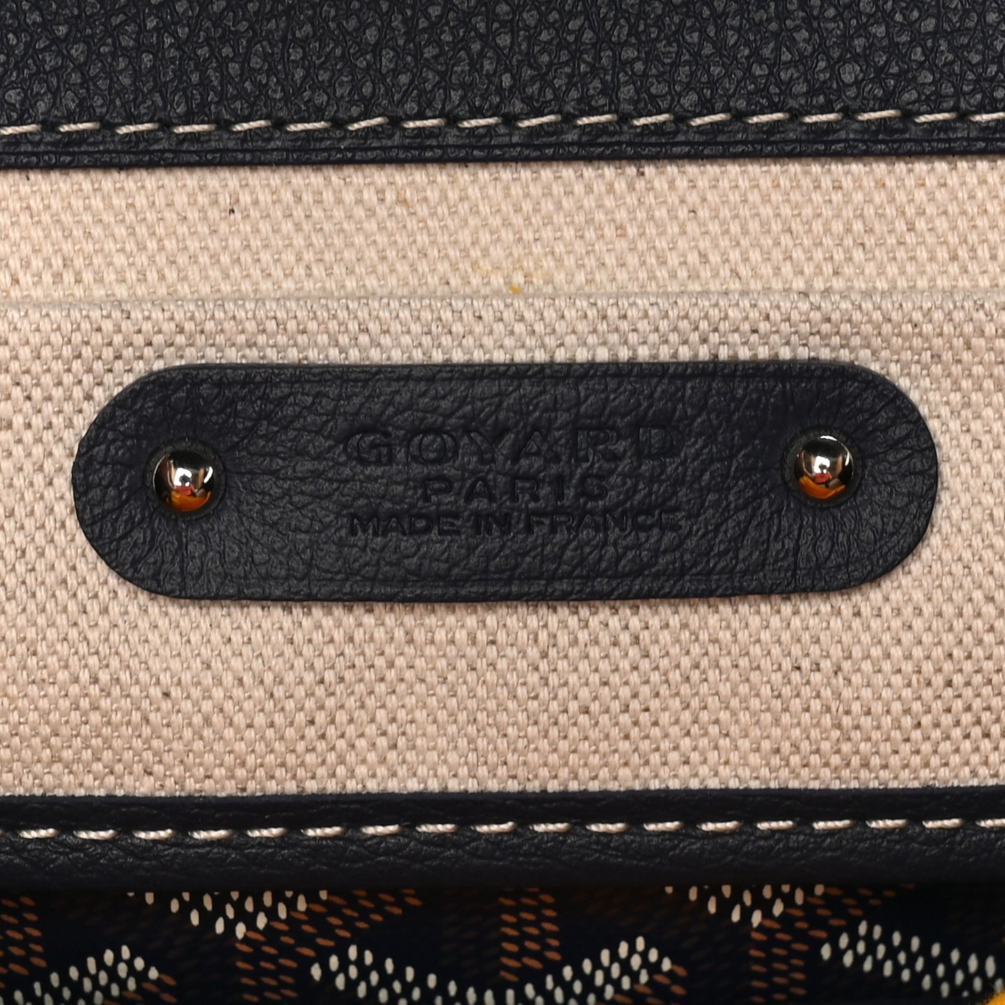 Goyardine Saigon Tote Navy
