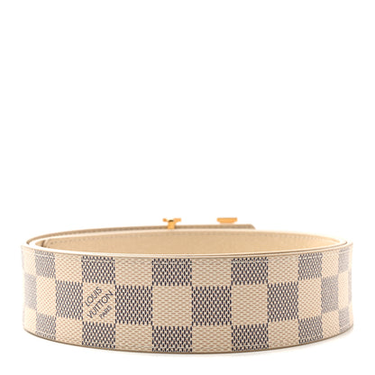 Louis Vuitton Damier Azur LV Initiales Belt 95 38 2 of 8