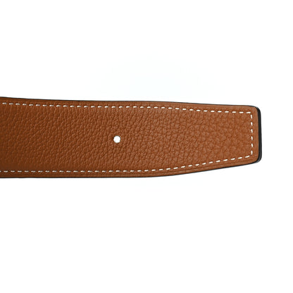 Hermes Box Togo 32mm Belt Strap 105 42 Black Gold 6 of 7