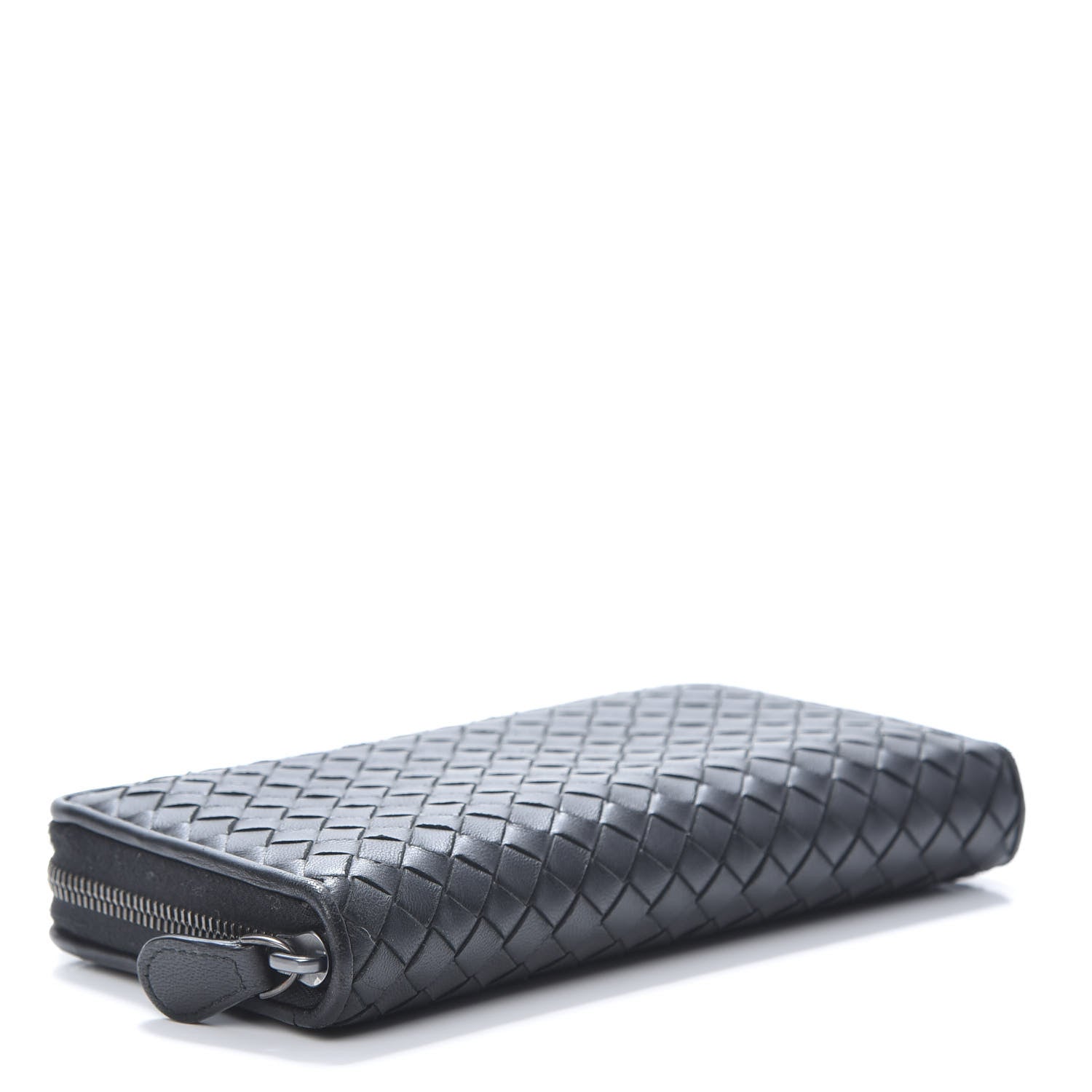 Bottega Veneta Nappa Intrecciato Zip Around Wallet Black 4 of 9