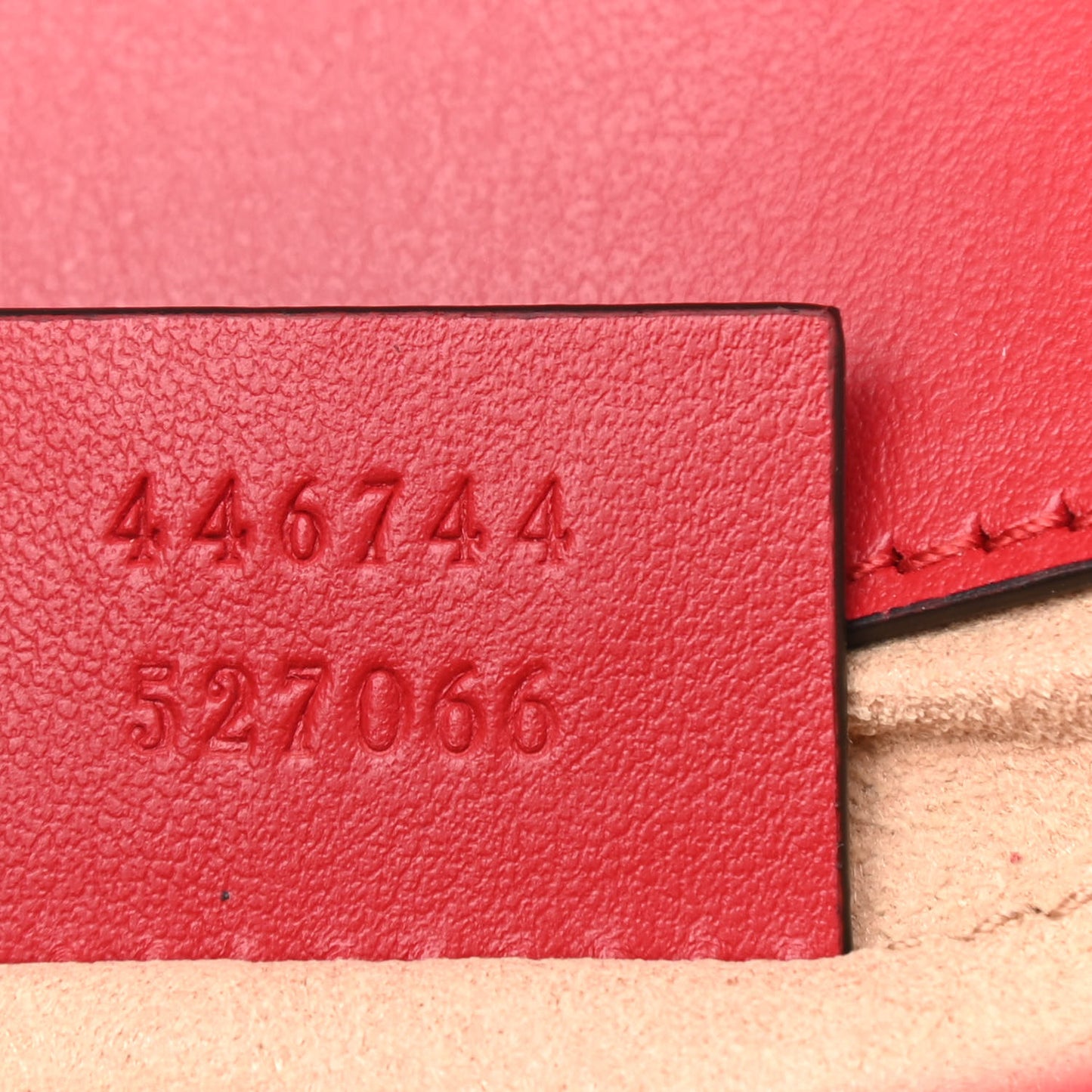 Calfskin Matelasse Mini GG Marmont Shoulder Bag Hibiscus Red