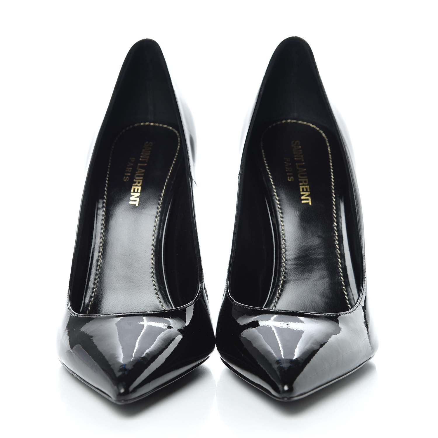 Saint Laurent Patent Opyum 110 Pumps 40 Black 2 of 8