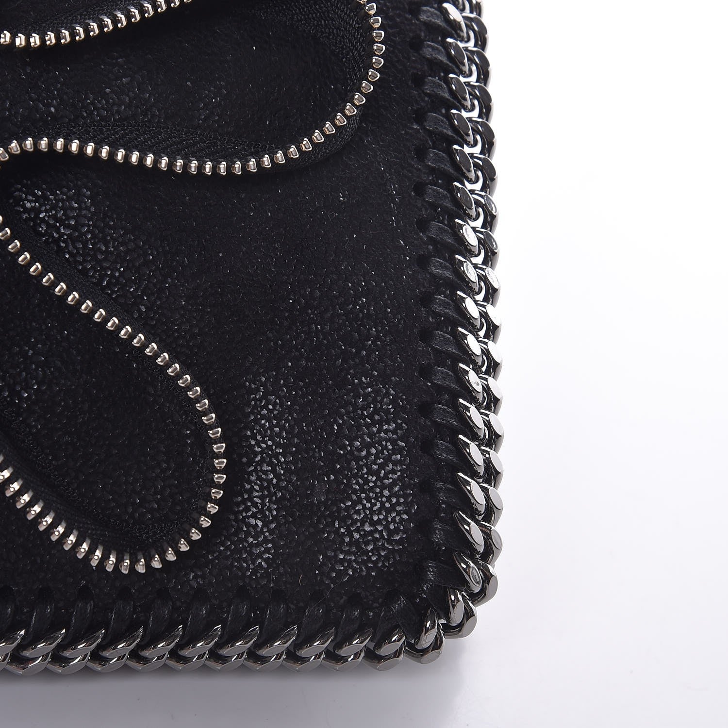 Stella McCartney Shaggy Deer Falabella Zipper Crossbody Bag Black 10 of 10