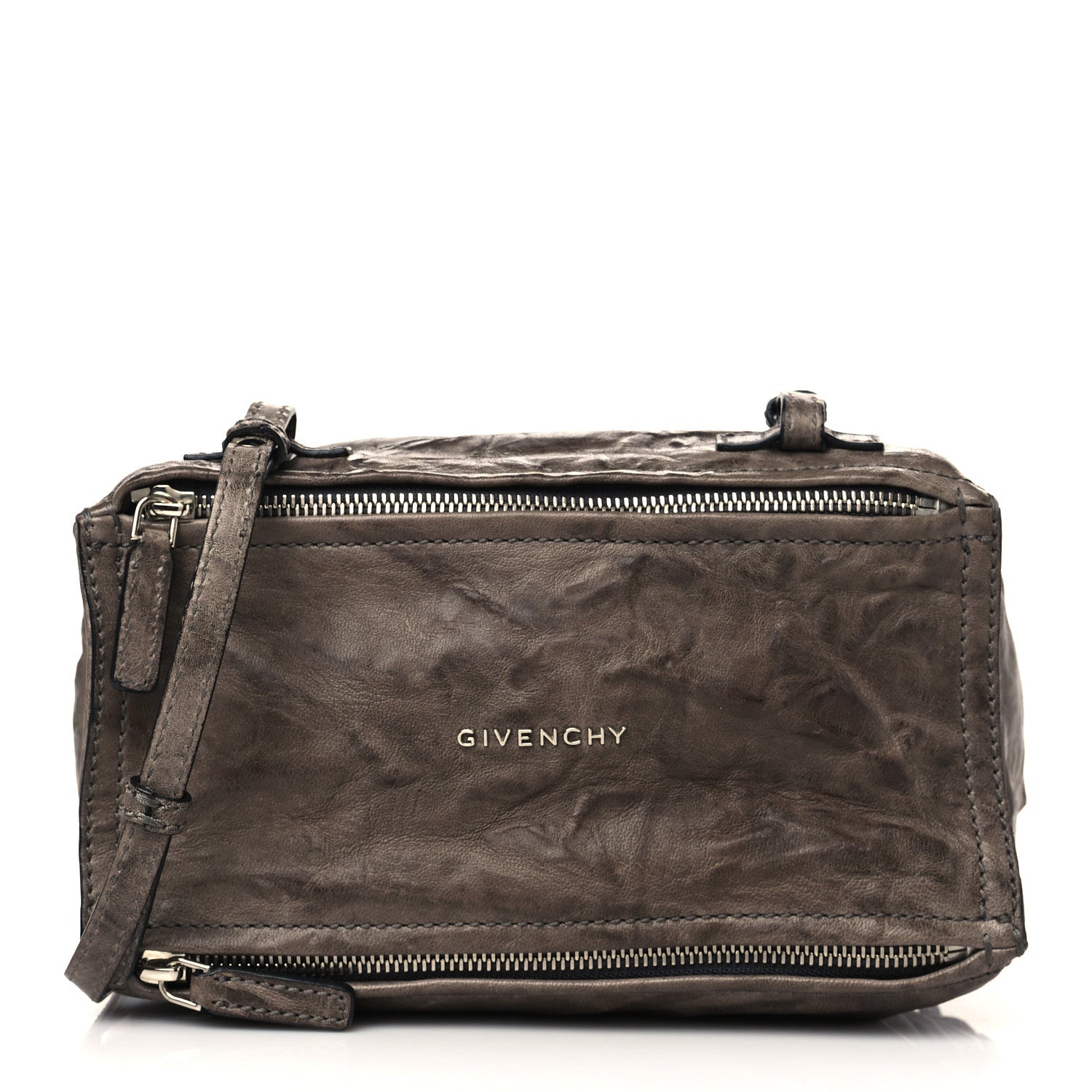Givenchy Tumbled Sheepskin Mini Pandora Charcoal 1 of 6