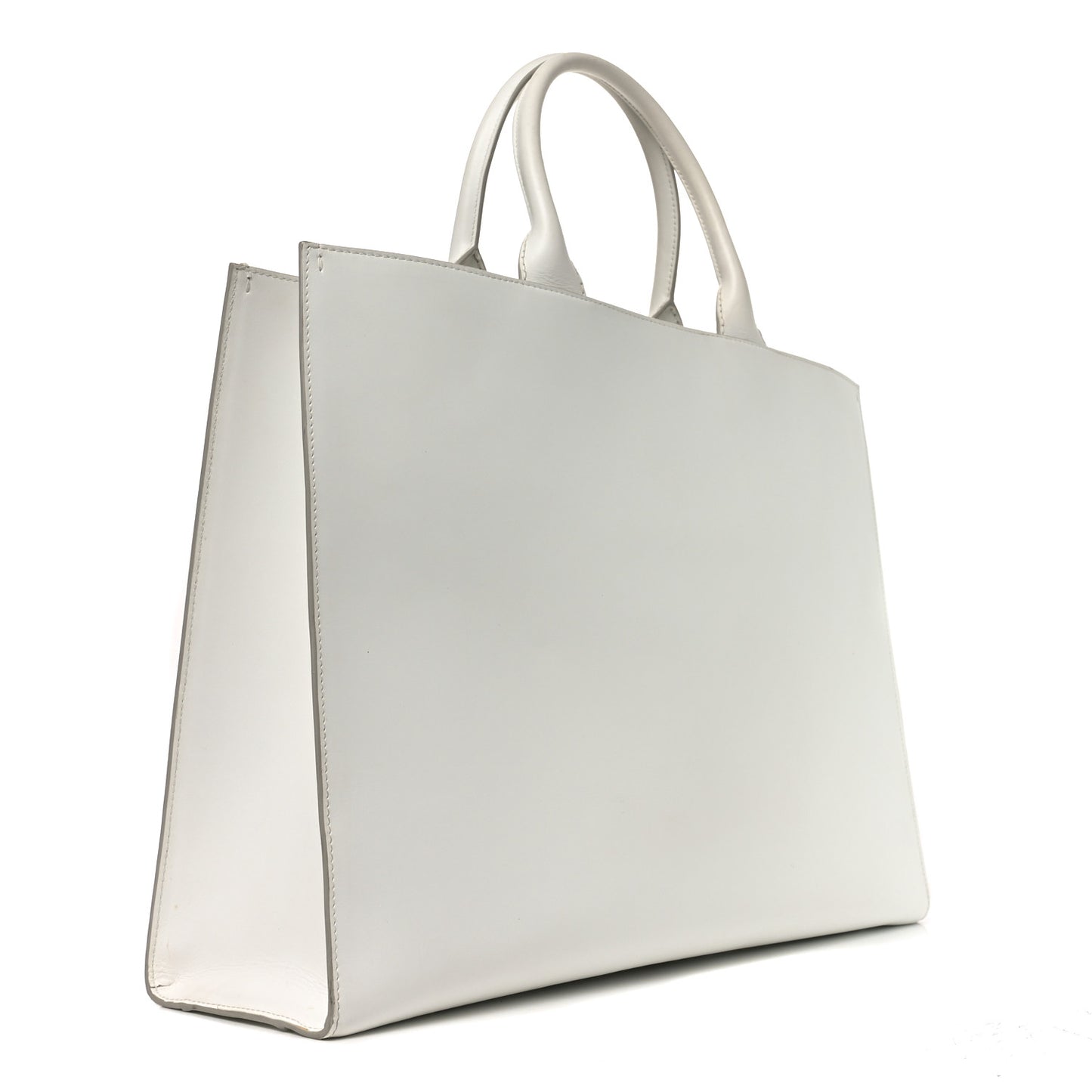 Calfskin XL DG Daily Shopper Tote Black White
