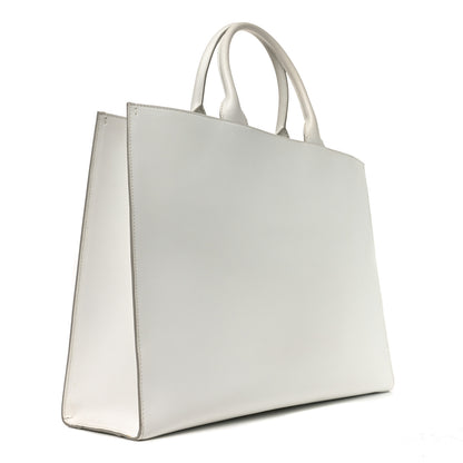 Dolce & Gabbana Calfskin XL DG Daily Shopper Tote Black White 3 of 10