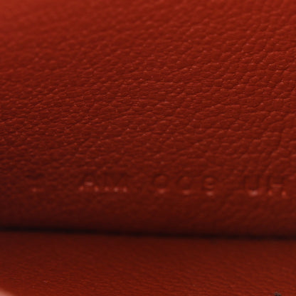 Hermes Epsom Evercolor Chevre Mysore Les Petits Chevaux Card Holder Brique Quebracho Bleu Frida Gris Perle 7 of 8