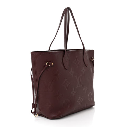 Louis Vuitton Empreinte Monogram Giant Neverfull MM Wine 4 of 10