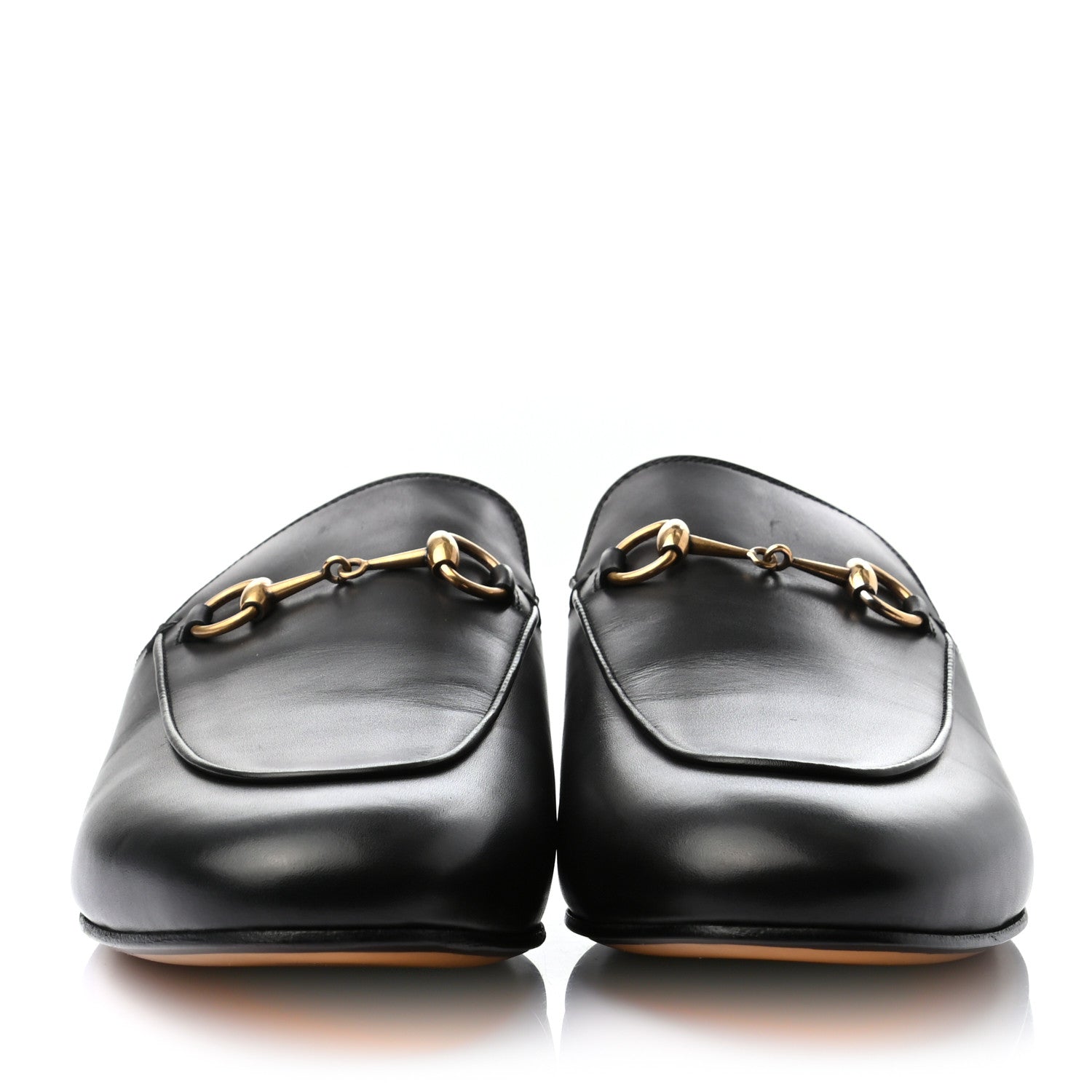 Gucci Calfskin Womens Princetown Slippers 40.5 Black 2 of 7