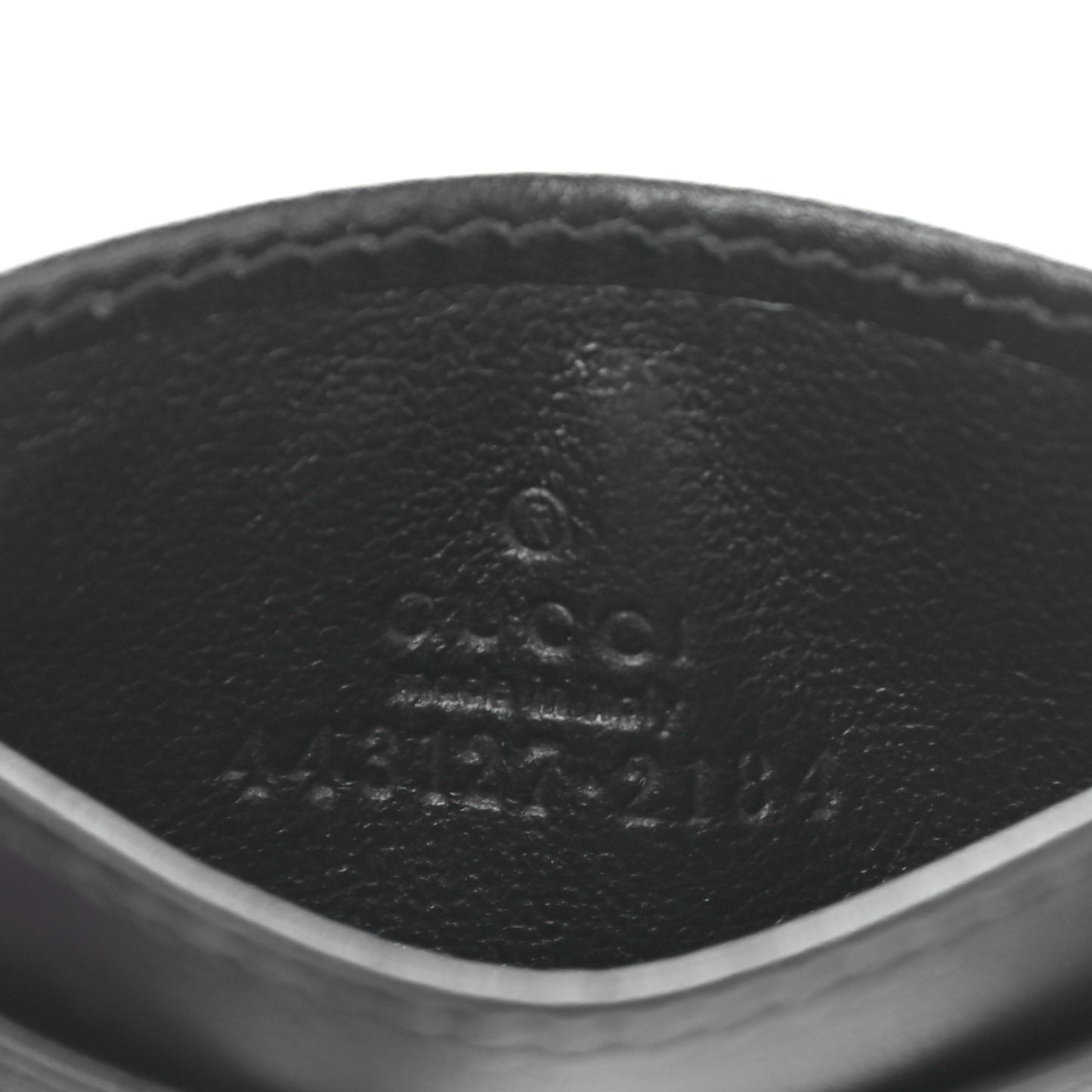 Calfskin Matelasse GG Marmont Card Holder Black