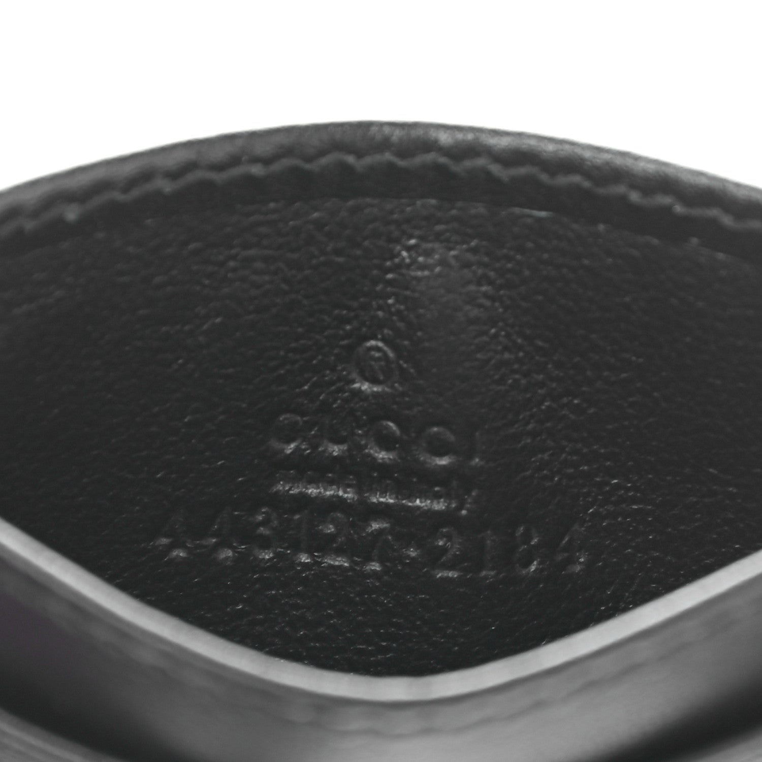 Gucci Calfskin Matelasse GG Marmont Card Holder Black 6 of 7