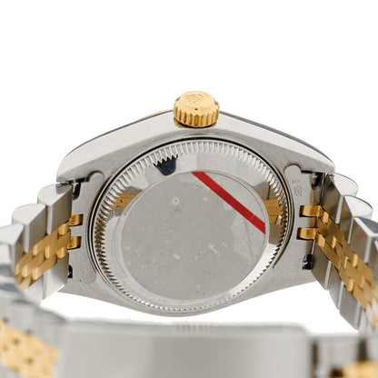 Rolex Stainless Steel 18K Yellow Gold Diamond 26mm Oyster Perpetual Datejust Watch Champagne 79173 4 of 4