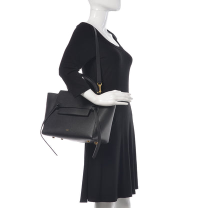 Celine Grained Calfskin Mini Belt Bag Black 2 of 12